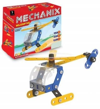 Металевий конструктор, розвиваючий набір Mechanix Вертоліт 2 моделі + інструменти Металевий конструктор, розвиваючий набір Mechanix Вертоліт 2 моделі + інструменти