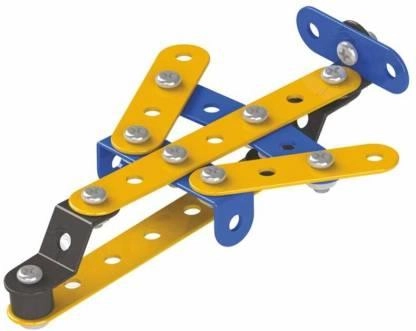 Металевий конструктор, розвиваючий набір Mechanix  Вертоліт 2 моделі + інструменти