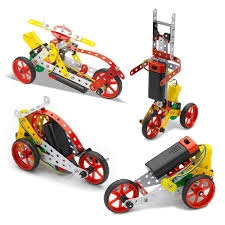 Металевий конструктор з електромотором Robotix №1 114 елементів-8 моделей