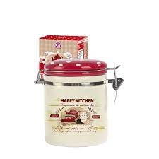 Ємність для сипучих продуктів 0,5л Happy Kitchen (h-10см, d-9,5см)