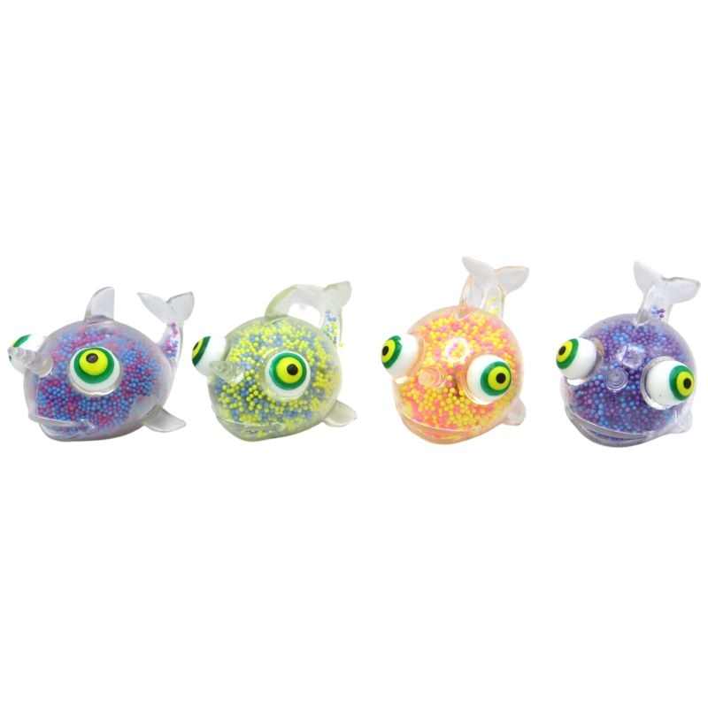 Іграшка антистрес світиться з кульками Риба 11см 116