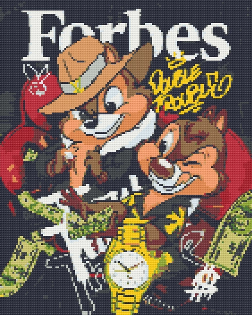 Алмазна мозаїка Чіп і Дейл спішать на допомогу 40х50 см — фото 2