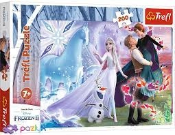 Пазли Trefl 200 Frozen Чарівний світ сестер