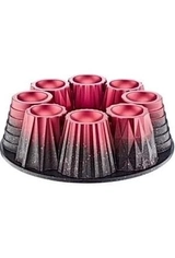 Форма для кекса OMS Стакани D26 см червоний OMS 3280-26-red