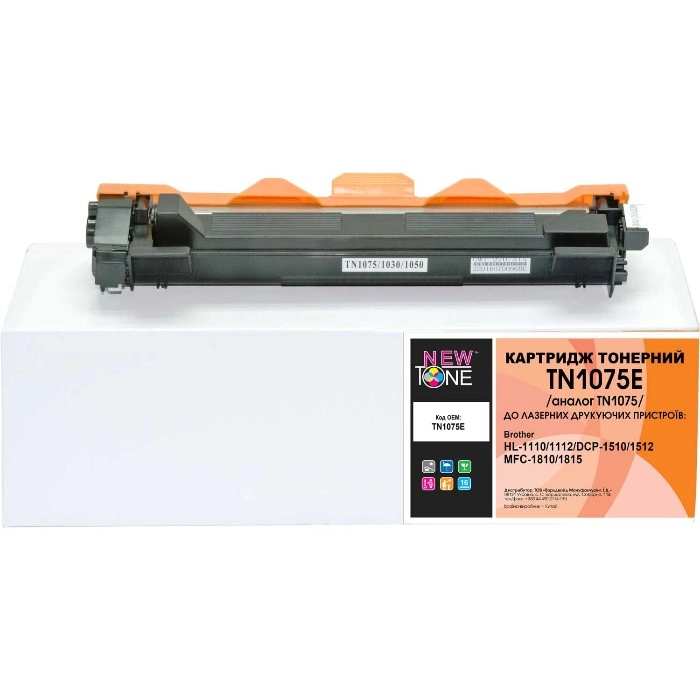 Картридж тон. NEWTONE для Brother HL-1112R, DCP-1512R аналог TN1075 Black ( 1000 ст.) (TN1075E)