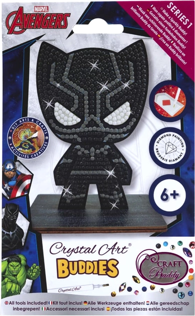 Набір для творчості Crystal Art Чорна пантера CAFGR-MCU004
