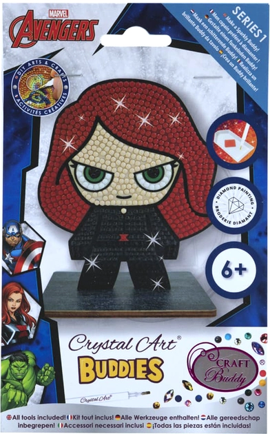 Набір для творчості Crystal Art Чорна вдова CAFGR-MCU007
