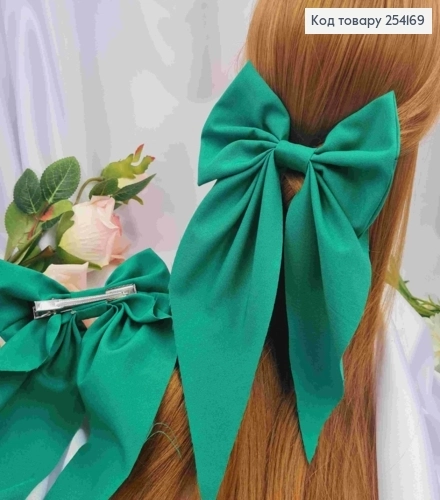 Заколка Soff Бант Зелений Стрейч Котон — Біжутерія та аксесуари
