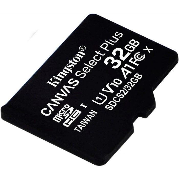 Карта памяти Kingston 32GB microSDHC class 10 UHS-I A1 (R-100MB/s) Canvas (SDCS2/32GBSP)