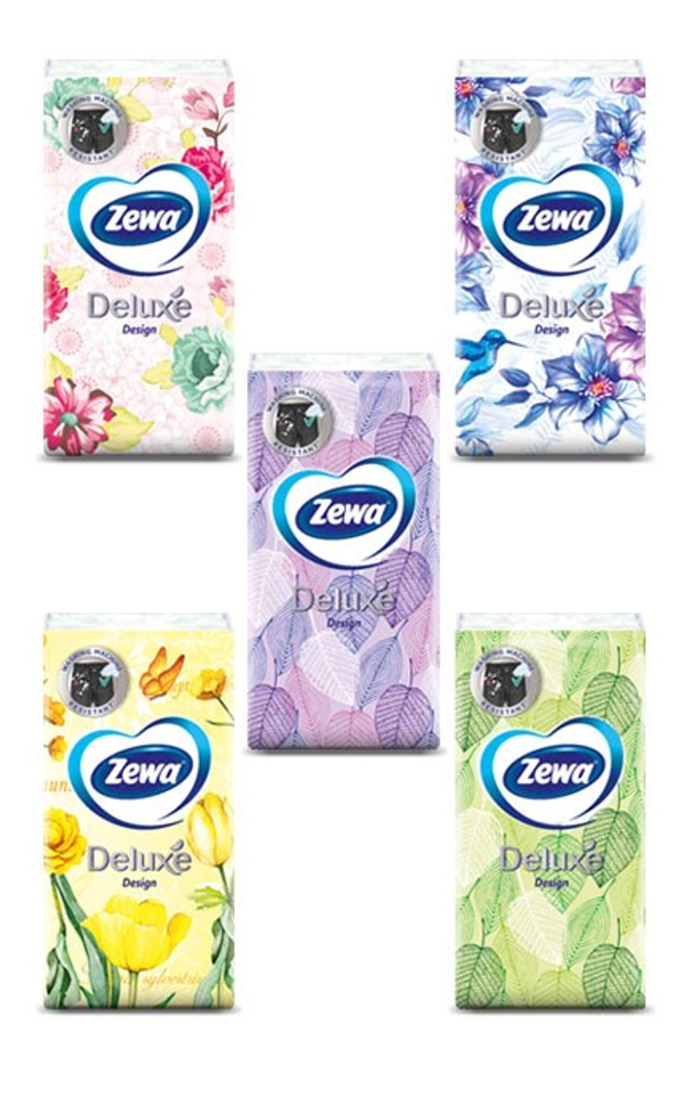 Носові хустинки Zewa 3-х шарові Deluxe 10шт/1уп Single-pack — фото 2