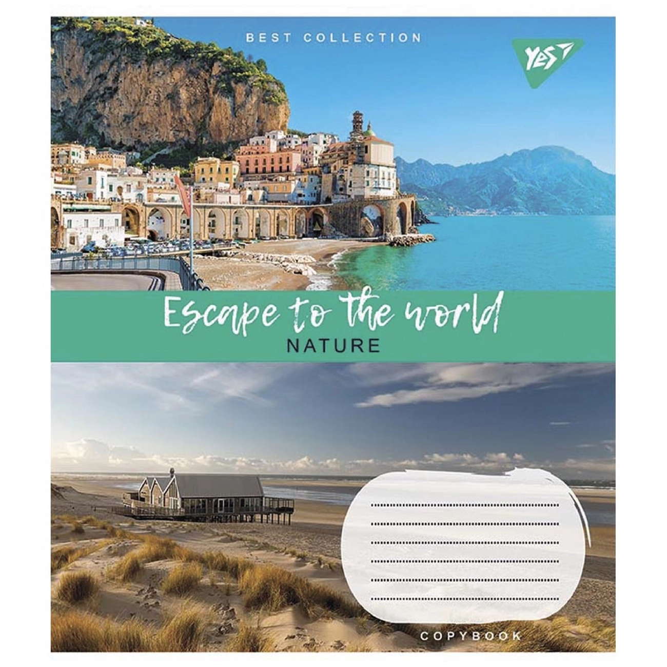 Зошит 48 аркушів клітинка YES Escape to the world 766717