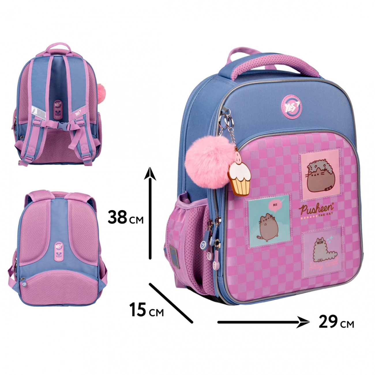 Рюкзак ортопедичний каркасний YES S-78 Pusheen Playful 559864