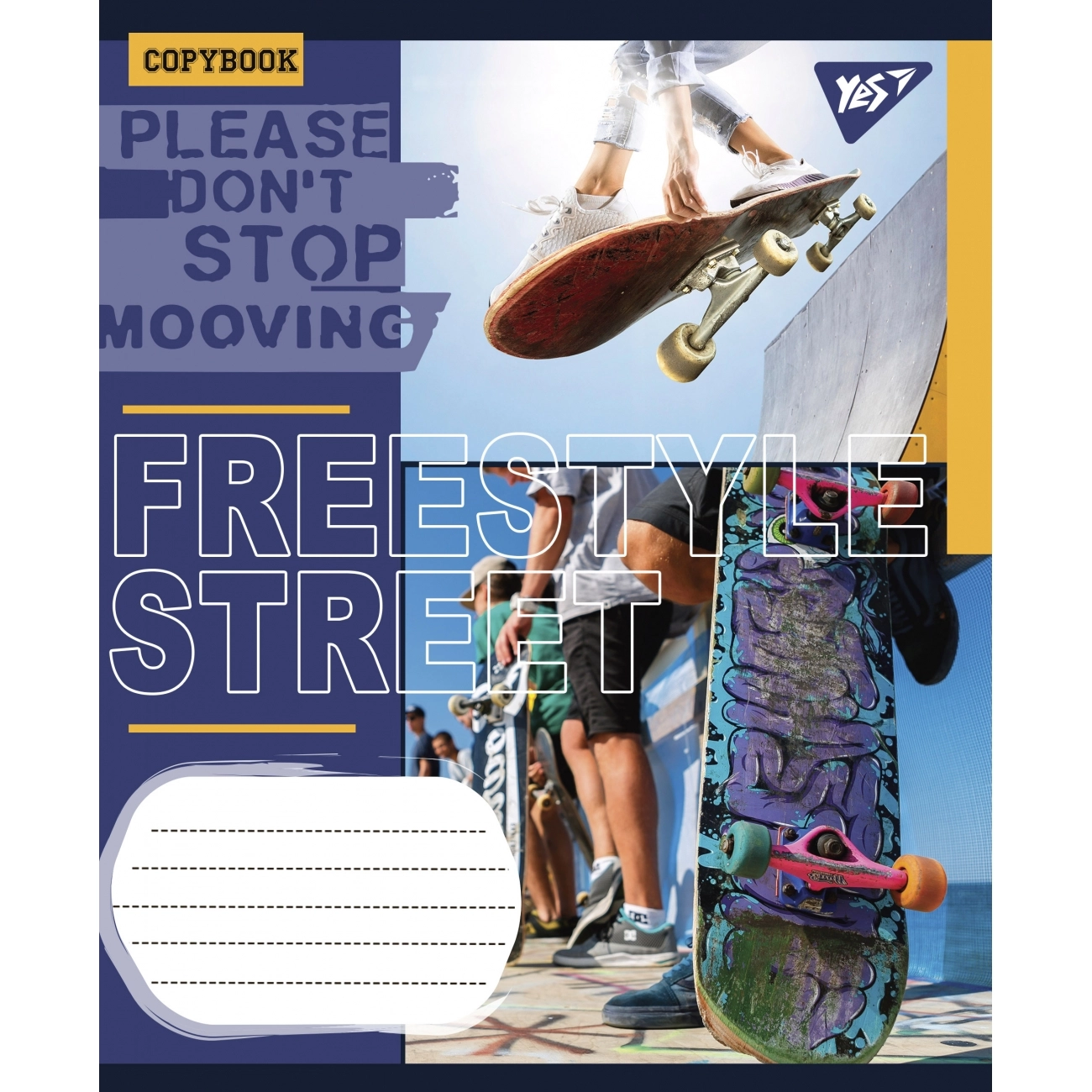 Зошит 36 лін. YES Freestyle street