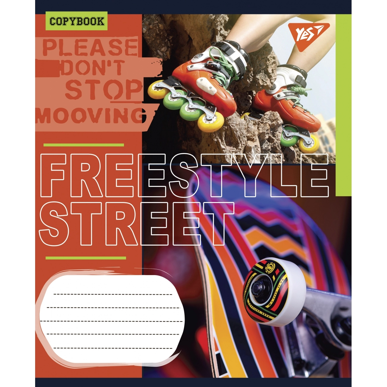 Зошит 36 лін. YES Freestyle street