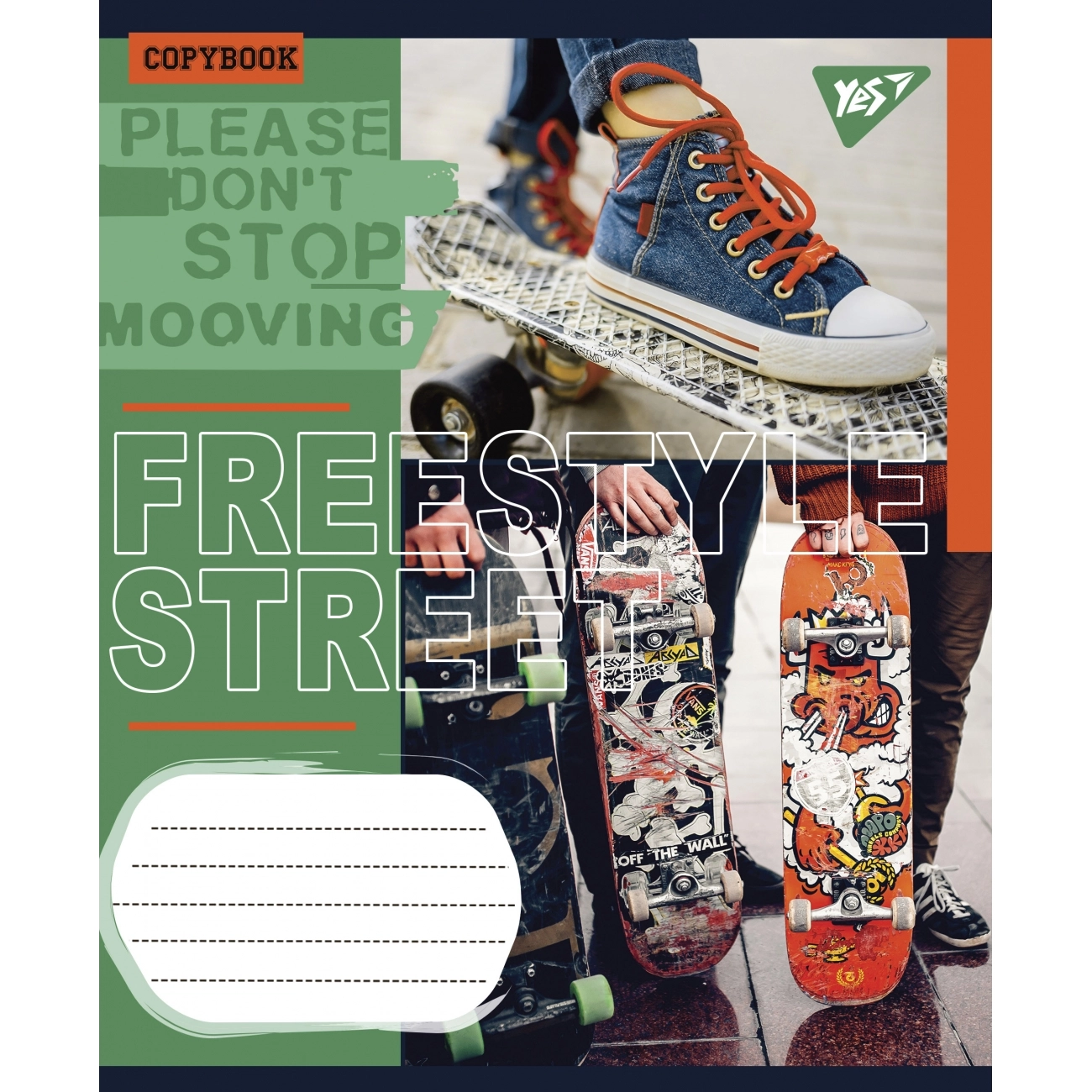 Зошит 36 лін. YES Freestyle street