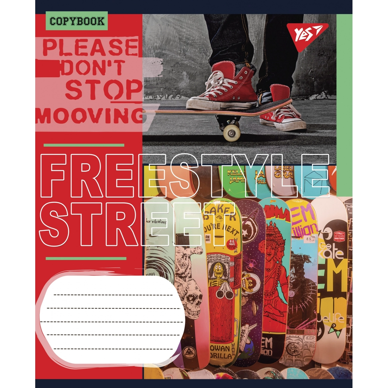 Зошит 36 лін. YES Freestyle street