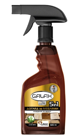 Засіб для догляду за меблями GALAX das PowerClean 5в1 з алое вера 0,5л — фото 2