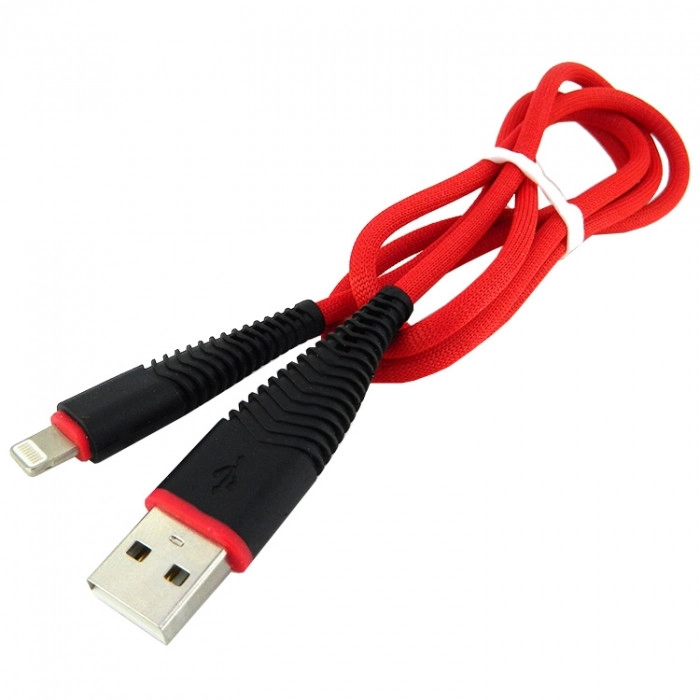 Кабель WALKER C550 iPhone red