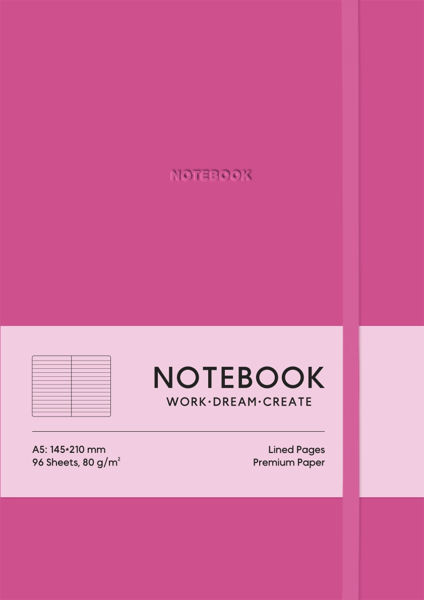 Блокнот А5 Школярик 96 аркушів Pink — фото 2