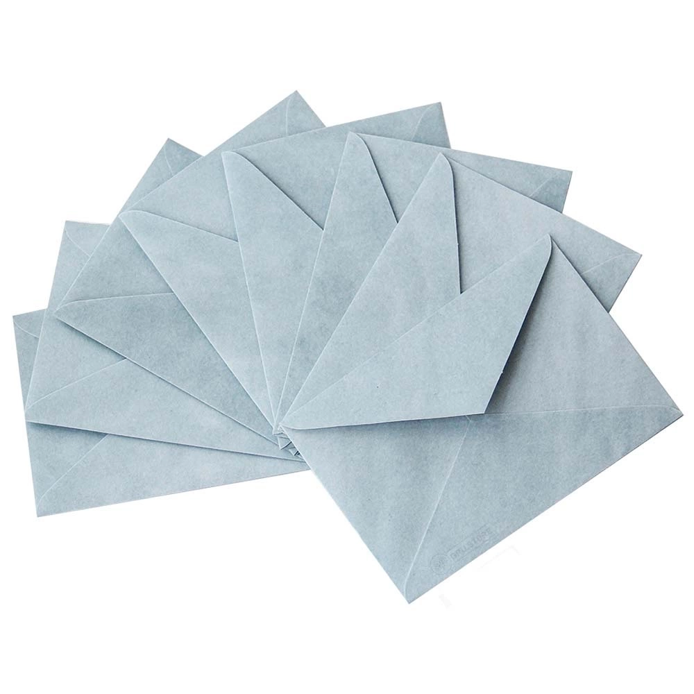 Конверт С5 оксамитовий блакитний 162х229 мм