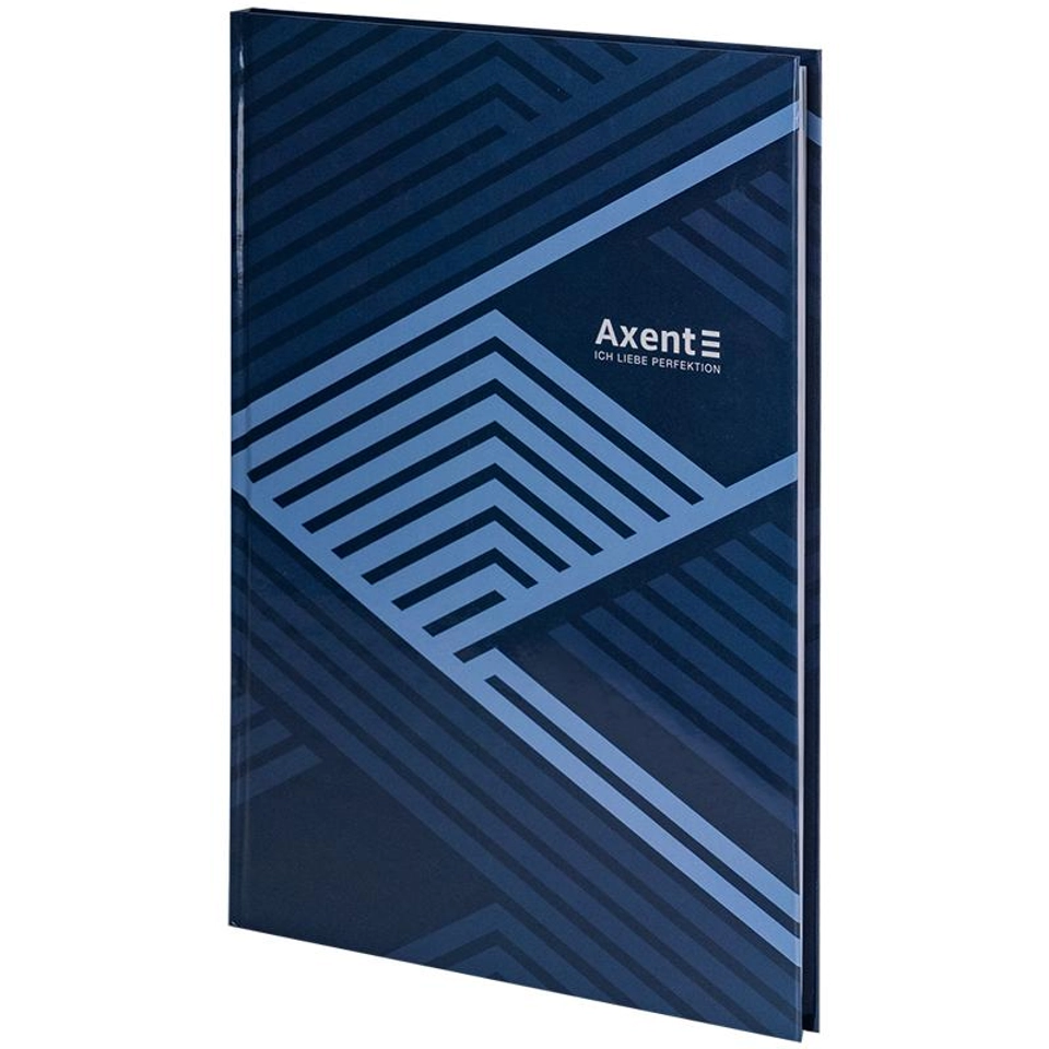 Книга записна А4 Axent 96 аркушів клітинка Lines синя 8422-581-A — фото 2