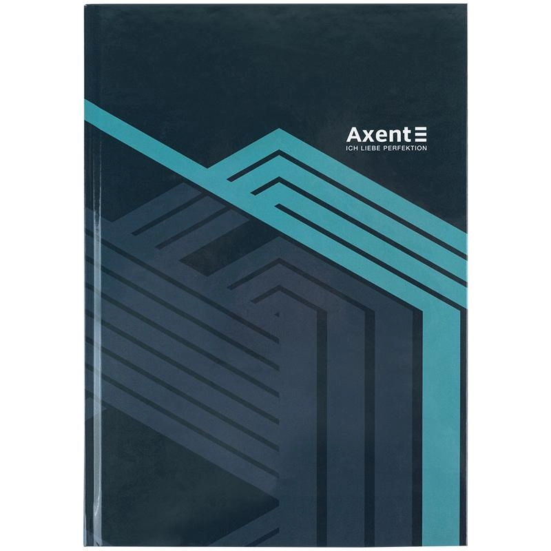 Книга записна А4 Axent 96 аркушів клітинка Lines сіра 8422-580-A