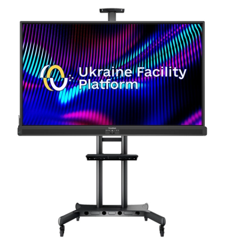 Інтерактивна панель Promethean ActivPanel Plus 10 Premium 86 OPS-A (8/64/Android) з мобільною стійкою