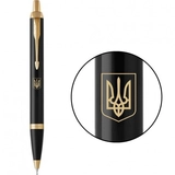Ручка кулькова Parker Im 17 Ukraine Black GT BP Герб України 22032_T005y