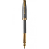 Ручка перова Parker Sonet 17 Cisele Silver золоте перо GT FP18 F 88211