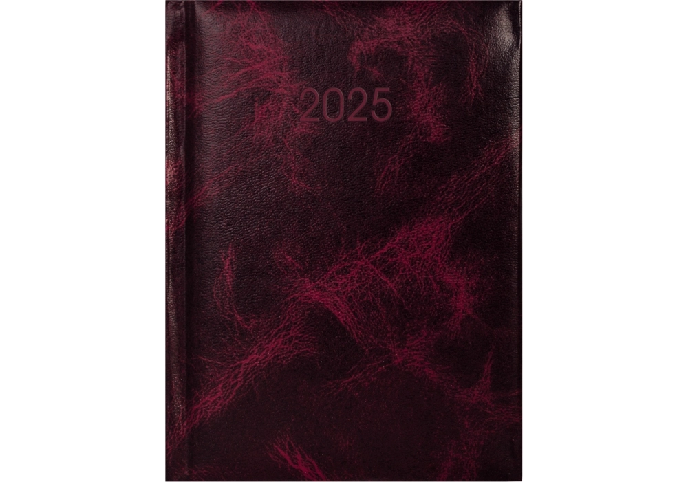 Щоденник датований А5 2025 Economix Prime бордо E21816-18