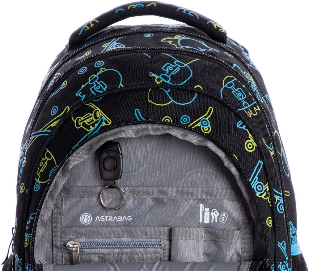 Рюкзак Astrabag AB330 Skate з неоновим ефектом Школярик 502022006