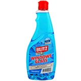 Засіб д/м скла BLITZ  пет пляшка 0,5 л.  запаска синій