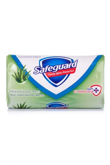 SAFEGUARD Мило туалетне тверде М_який догляд з Алое 90г