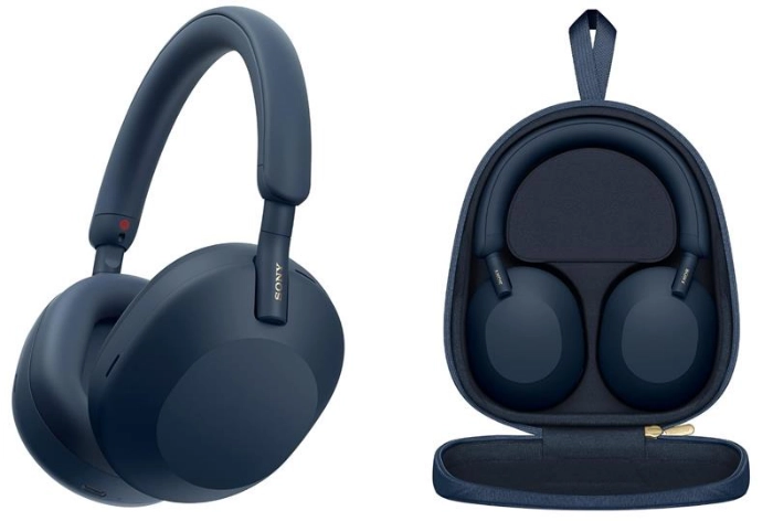 Навушники Over-ear Sony WH-1000XM5 BT 5.2, ANC, Hi-Res, AAC, LDAC, Wireless, Mic, Синій Навушники Over-ear Sony WH-1000XM5 BT 5.2, ANC, Hi-Res, AAC, LDAC, Wireless, Mic, Синій