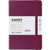 Щоденник датований 2024 Axent Partner Strong 145х210 винний 8819-24-46-A