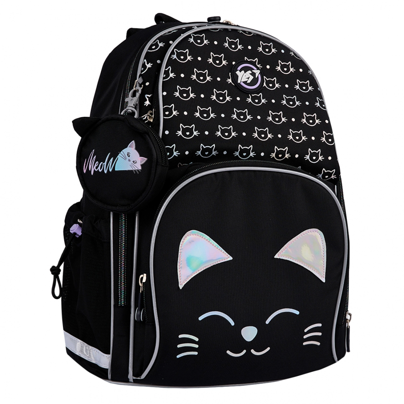 Рюкзак шкільний напівкаркасний YES S-100 Smiling Cats 559871