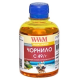 Чорнило WWM Canon GI-490 жовте 200г (C49/Y)