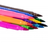 Фломастери пензлики BRUSH-TIPPED 12 кольорів лінія 2-5 мм MX15233