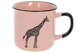 Чашка фарфорова Жираф 360 мл рожевий 905-248