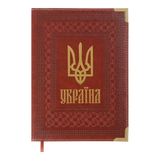 Щоденник датований BUROMAX 2024 STATUT A5 коричневий BM.2176-18