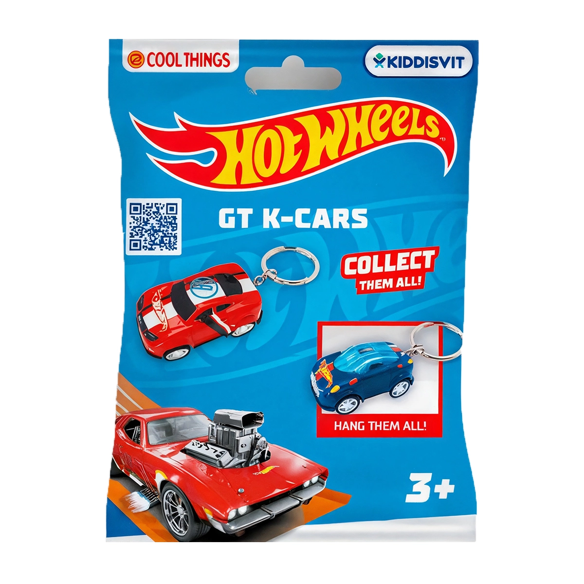 Фігурка Ігрова-сюрприз з кільцем COOL THINGS серії Hot Wheels- GT K МАШИНКА HW056