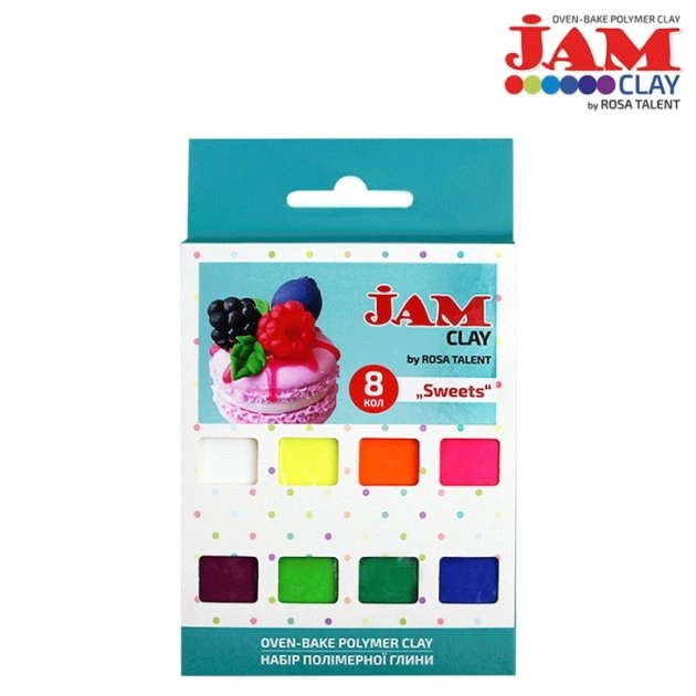 Набір пластики “Sweets“, 8х20г, Jam Clay