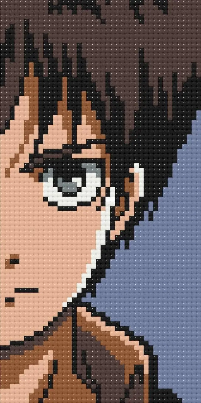 Алмазна мозаїка Origami UA Ерен Йегер 12х24 см — фото 2