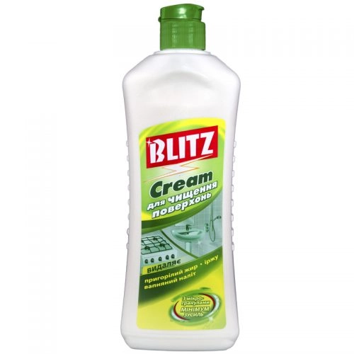 Засіб д/чищення поверхон BLITZ cream без хлору 0,5 л.
