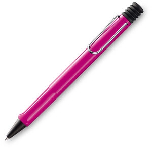 Ручка кулькова Lamy 4000866 213 KS safari рожевий M M16 чорний
