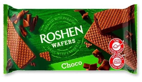 Вафлі Roshen Wafers какао ВКФ 216г