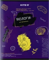 Зошит предметний 48аркушів клітинка KITE об/лак Classic біологія K21-240-01