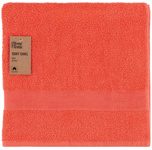 Рушник махровий Ardesto Benefit 70х140см коралART2470CR
