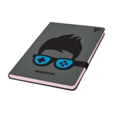 Щоденник шкільний YES PU твердий Glasses NEON неоновий друк, фігурний клапан