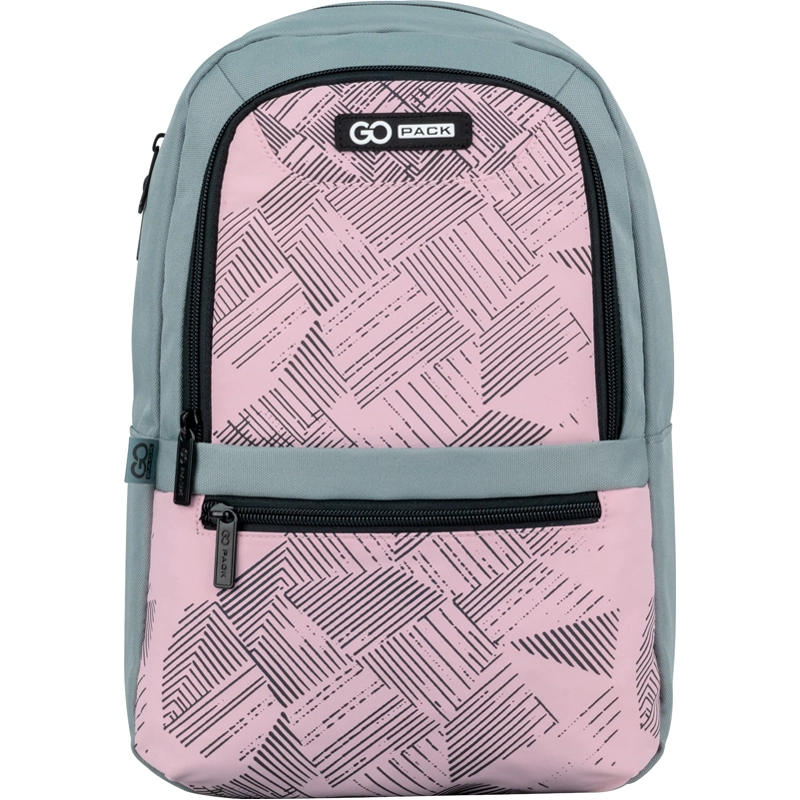 Рюкзак GoPack Education Teens 119S-4 сіро-рожевий GO22-119S-4